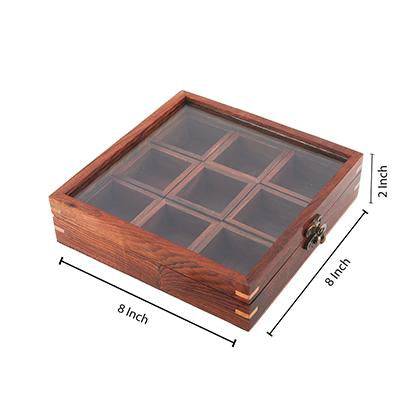 Wooden  Masala Box