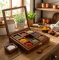 Wooden  Masala Box